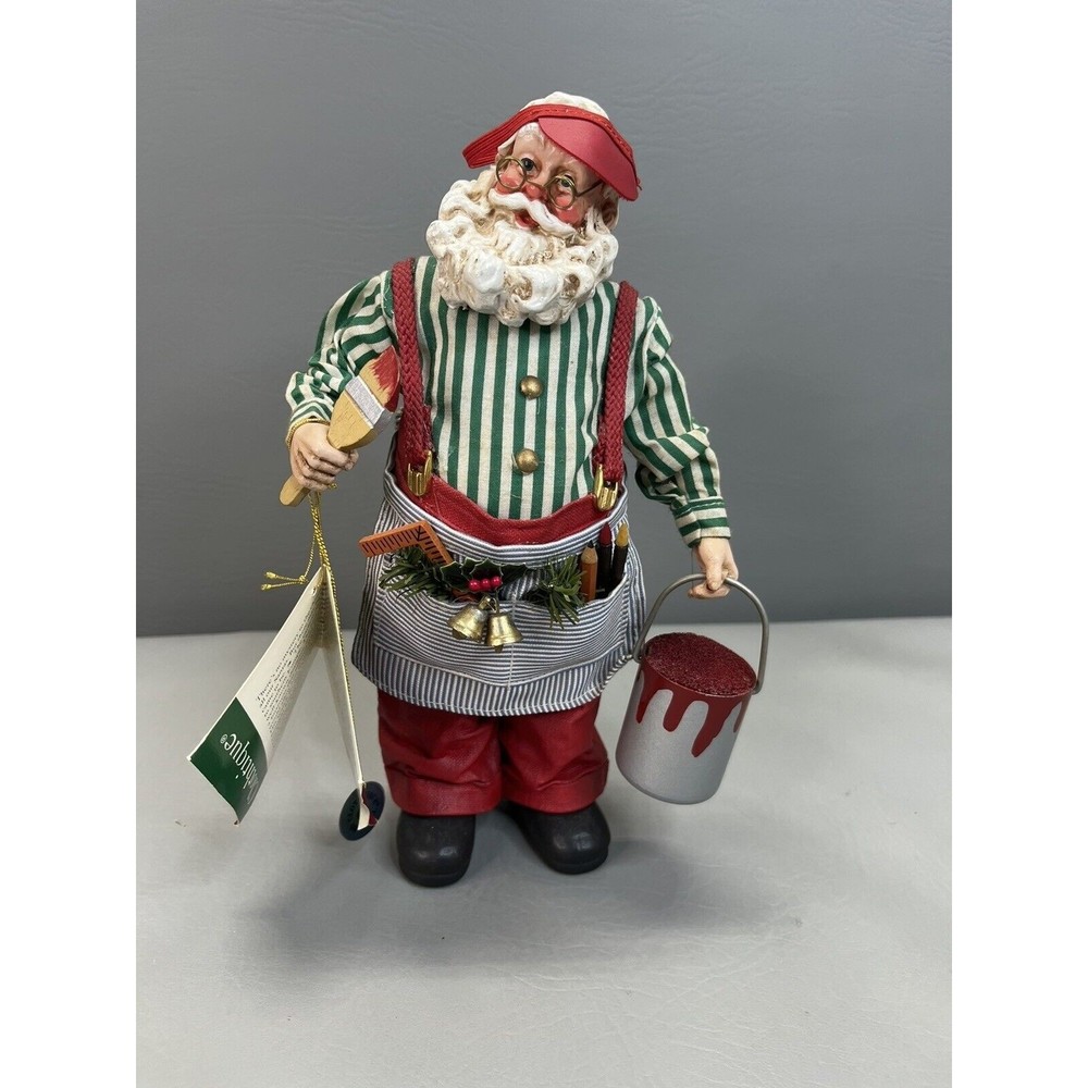 Possible Dreams Tom Browning Santa Painter Figurine 10” His Favorite Color Vtg